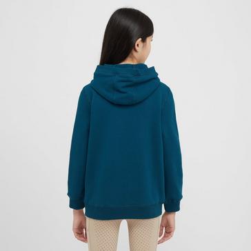 Blue Dublin Kids Lilah Lurex Logo Hoodie Legion Blue/Silver