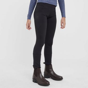 Black Dublin Kids Thermal Riding Tights Black