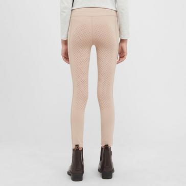 Beige Dublin Kids Everyday Riding Tights Beige
