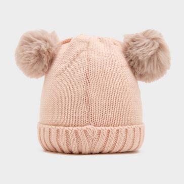 Pink Dublin Kids Embroidered Fun Beanie Dusty Pink