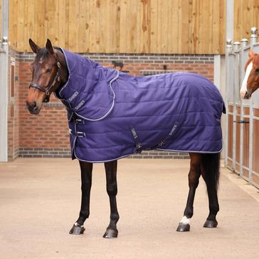 Blue Shires Tempest Original 100g Detach-A-Neck Stable Rug Navy