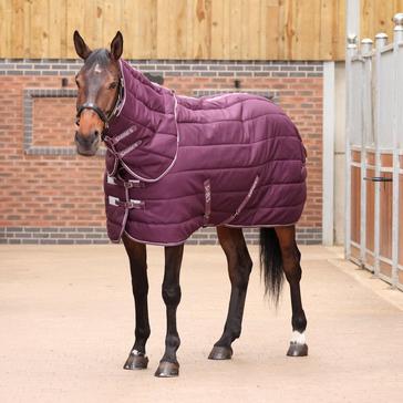 Red Shires Tempest Original 300g Heavyweight Detach-A-Neck Stable Rug Burgundy