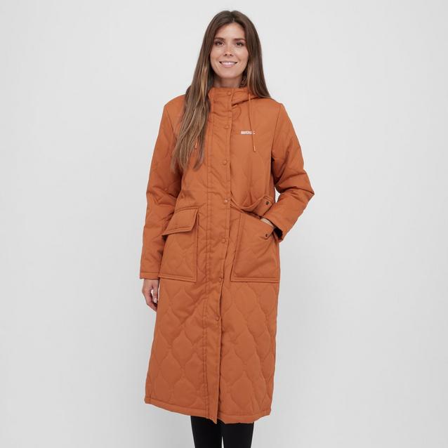 Regatta Orla Kiely Women's Long Length Waterproof Jacket - Insulated, Breathable, With Signature Print
