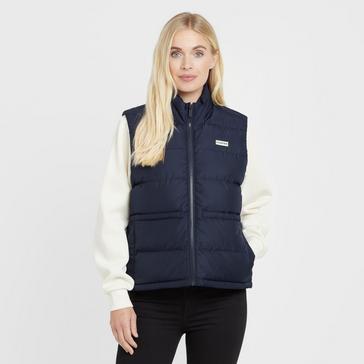 Blue Hunter Green Label Womens Biel Gilet Navy