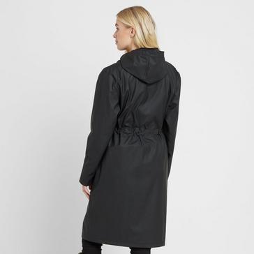 Black Hunter Green Label Womens Maidens Long Wind Breaker Black