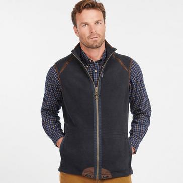 Blue Barbour Mens Langdale Fleece Gilet Navy