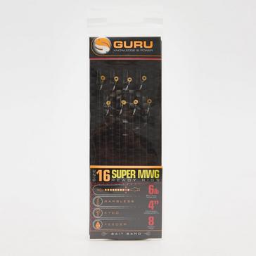 Clear GURU SMWG Bait Bands 4 Inch Size 16