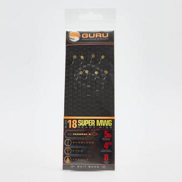 Clear GURU SMWG Bait Bands 4 Inch Size 18