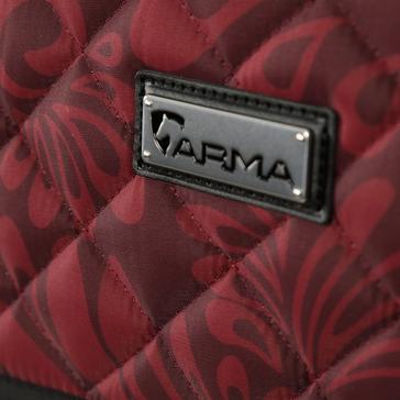 Red Arma Hyde Park Saddlecloth Red Paisley