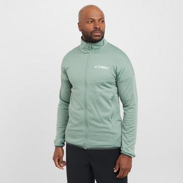 Green adidas Men’s Xperior Climawarm Light Fleece Jacket