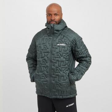 Green adidas Men’s Xperior PrimaLoft Loose Fill Insulated Hooded Jacket