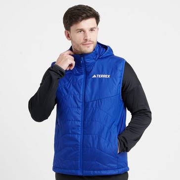 Blue adidas Terrex Men’s Multi Climawarm Insulated Hooded Vest