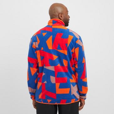 Blue adidas Terrex Men’s Multi Printed Full-Zip Fleece Jacket
