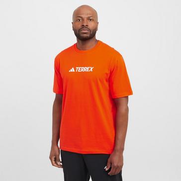 Orange adidas Terrex Men’s Classic Logo T-Shirt