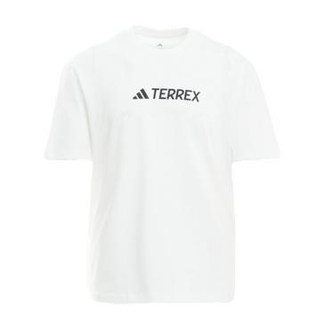 White adidas Terrex Men’s Classic Logo T-Shirt