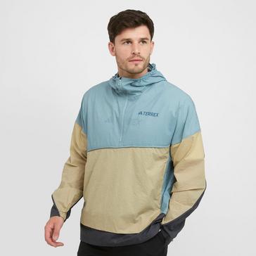 Blue adidas Terrex Men’s Xploric Wind Anorak