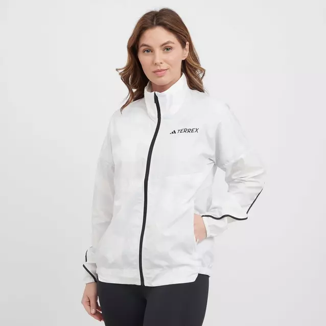 新品　adidas　TERREX Wind Jacket Women’s　軽い Buy adidas Terrex Trail Wind Running Jacket Women Grey