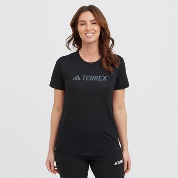 Black adidas Women’s Multi Climacool Logo Tech Tee