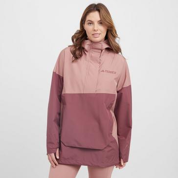 Pink adidas Terrex Women’s Xploric 2.5L Climaproof Anorak
