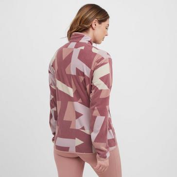 Pink adidas Terrex Women’s Multi-Printed Full-Zip Fleece Jacket