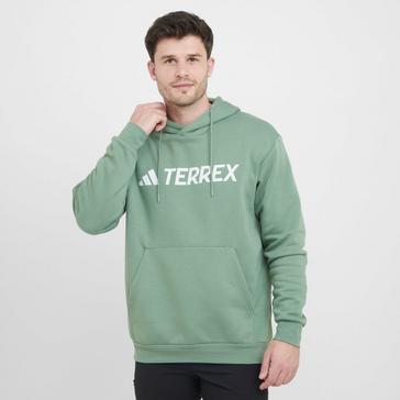 Green adidas Terrex Men’s Multi Large Logo Hoodie