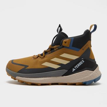 Brown adidas Men’s Free Hiker 2.0 Low Gore-Tex Hiking Shoes