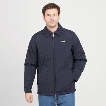 Blue Hunter Green Label Mens Caldy Quilted Jacket Navy