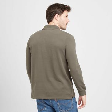 Green Hunter Green Label Mens Airdrie Long Sleeve Polo Shirt Green