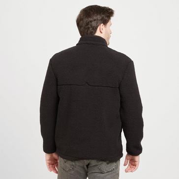 Black Hunter Green Label Mens Elgin Borg Fleece Black