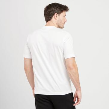 White Hunter Green Label Mens Barry Big Logo T-Shirt White