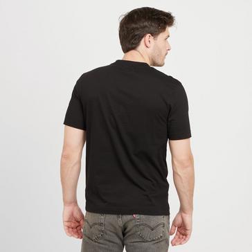 Black Hunter Green Label Mens Barry Big Logo T-Shirt Black