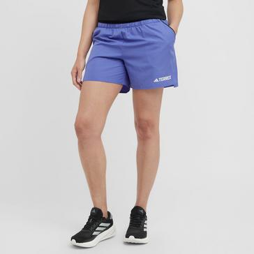 Purple adidas Terrex Women's Lightweight Shorts