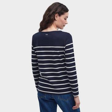 Multi Barbour Womens Bradley Top Navy/Cloud