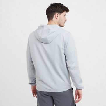 Grey Under Armour Men’s Rival Windbreaker