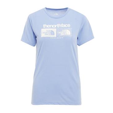 Blue The North Face Women's Foundation Graphic Performance T-Shirt