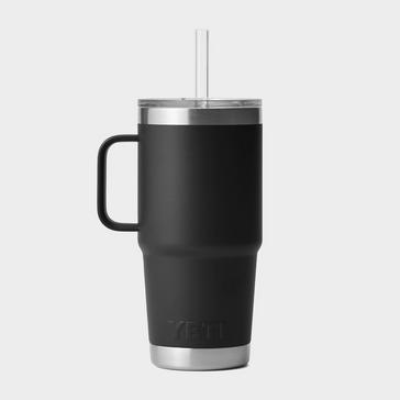 Black YETI Rambler® 25 oz (710 ml) Straw Mug