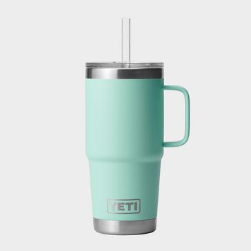 Green YETI Rambler® 25 oz (710 ml) Straw Mug