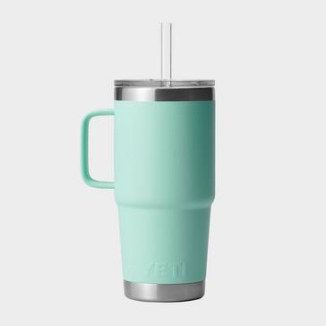 Green YETI Rambler® 25 oz (710 ml) Straw Mug