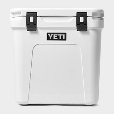 White YETI Roadie® 48 Wheeled Cool Box