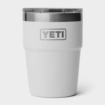 White YETI Rambler® 16oz (475ml) Stackable Cup