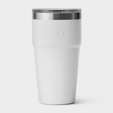 White YETI Rambler® 20oz (591ml) Stackable Cup