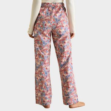 Multi Joules Womens Stella Cotton Pyjama Bottoms Cream