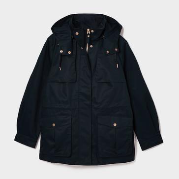 Blue Joules Womens Fairford Waterproof Jacket Navy