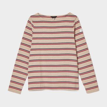 Multi Joules Womens Harbour Boat Neck Breton Top Oat Multi