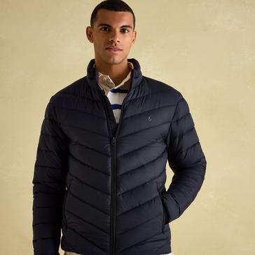 Blue Joules Mens Garrett Showerproof Padded Jacket Navy