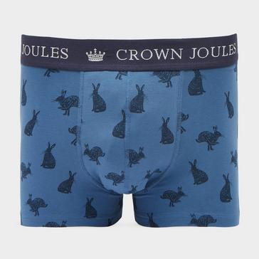 Blue Joules Mens Crown Pack of Two Cotton Briefs Navy Dogs