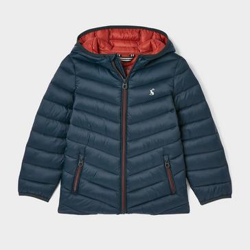 Blue Joules Kids Cairn Showerproof Padded Coat Navy Blue