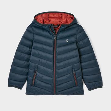 Blue Joules Kids Cairn Showerproof Padded Coat Navy Blu