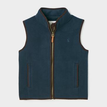 Blue Joules Kids Coxton Fleece Gilet Blue