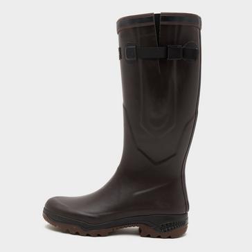 Brown Aigle Mens Parcours 2 Vario Wellington Boots Brun